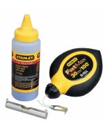 Sznur traserski Stanley FatMax® zestaw 30 m + kreda 115 g + poziomnica sznurkowa