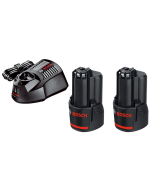Ładowarka GAL1230CV + 2 akumulatory GBA12V 2,0Ah Bosch