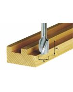 Frez spiralny do wpustów HS z trzpieniem 8 mm Festool HS Spi S8 D6/16