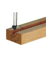 Frez do wpustów "V" Festool HW z trzpieniem 8 mm HW S8 D14/7/90°