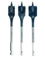 3-częściowy zestaw wierteł płaskich Self Cut Speed 20,0; 22,0; 25,0 mm Bosch