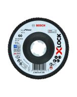Tarcze listkowe z systemem X-LOCK, wersja kątowa, płyta z włókniny Ø 115 mm, G 60, X571, Best for Metal, 1 szt. D= 115 mm; G= 60, kątowe Bosch