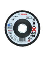 Tarcze listkowe z systemem X-LOCK, wersja kątowa, płyta z włókniny Ø 125 mm, G 60, X571, Best for Metal, 1 szt. D= 125 mm; G= 60, wersja kątowa Bosch