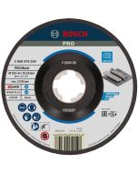 X-LOCK Expert for Metal 125x6x22,23 do szlifowania obniżonego A 30 T BF, 125 mm, 6,0 mm Bosch