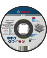 Tarcza tnąca PRO Stainless Steel and Metal, 125 × 1 × 22,23 mm, X-Lock, prosta Bosch