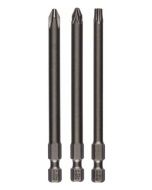 3-częściowy zestaw końcówek wkręcających Extra Hart PH2; PZ2; T25; 89 mm Bosch