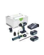 Festool Akumulatorowa wiertarko-wkrętarka udarowa TPC 18/4 5,2/4,0 I-Set QUADRIVE