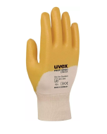 Żółte rękawice Uvex rozmiar 9