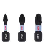 BOSCH Zestaw bitów PZ1, PZ2, PZ3 25 mm, 3 szt 2608522471