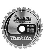 Tarcza tnąca SPECIALIZED 210x30 24z Makita
