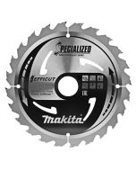 Tarcza tnąca efficut 190x30mm 24z Makita