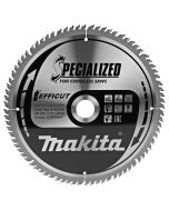 Tarcza tnąca efficut 260x30mm 80z Makita