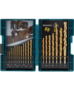 Zestaw wierteł do metalu w powłoce tyt. 19szt Makita