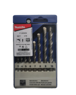 Zestaw wierteł do betonu 3-10mm - 8 szt. Makita