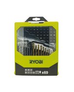 Zestaw 69 szt. wierteł i bitów RAK69MIX Ryobi