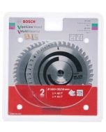 Bosch Tarcza pilarska Optiline Wood 160x20x2.6/1.6x48T / Multi Material 160x20x2.4/1.8x42T - 2608644653