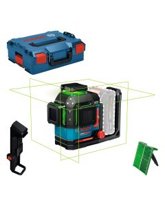 EXLL18V-120-33CG Laser liniowy zielona wiązkaklamra sufitowa DK20, L-boxx Bosch