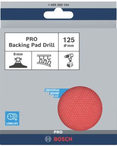 Talerz szlifierski do materiałów ściernych z systemem mocowania na rzepy Ø 125 mm Bosch