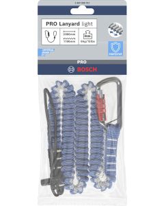 Linka lekka PRO, 6 kg, 1 × karabinek i 1 × pętla przewodu okrągłego Bosch