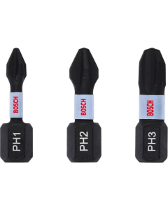Zestaw bitów Bosch Impact Control 25 mm PH1 / PH2 / PH3