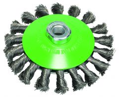 Szczotka stożkowa pleciona 115 nierdzewna 115 mm, 0,35 mm, M14 Bosch