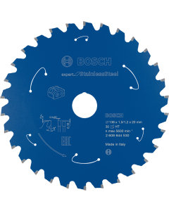 Tarcza do pilarki tarczowej Expert for Stainless Steel 136 x 1,5 / 1,2 x 20 T30 Bosch