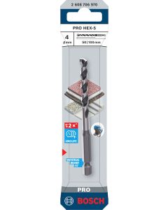Wiertło PRO HEX-5, 4 × 50 × 100 mm Bosch