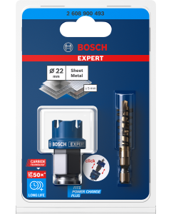 Otwornica tct expert sheetmet 22mm Bosch
