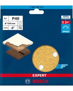 Papier expert exc470,g40,150,h&l 5x Bosch