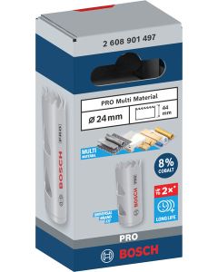 Piła Otwornica Pro Multi Material, 24 Mm, Gwintowana Bosch