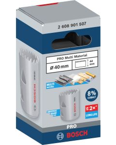 Piła Otwornica Pro Multi Material, 40 Mm, Gwintowana Bosch