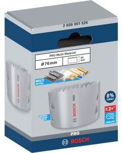 Piła Otwornica Pro Multi Material, 76 Mm, Gwintowana Bosch