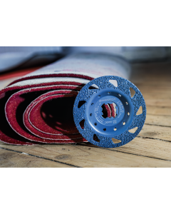 Tarcza Garnkowa wypukła 115mm - ziarno średnie Bosch