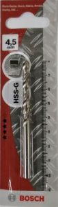 HSS-G Wiertło 4,5x47x80 kąt 118 Bosch 