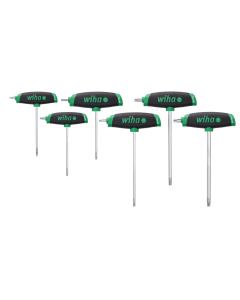 Zestaw kluczy trzpieniowych ComfortGrip  z rękojeścią T TORX 6 częsciowy WIHA