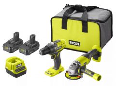 Zestaw narzędzi akumulatorowych 18V RYOBI