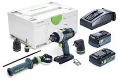 Festool Akumulatorowa wiertarko-wkrętarka TDC 18/4 5,2/4,0 I-Set QUADRIVE