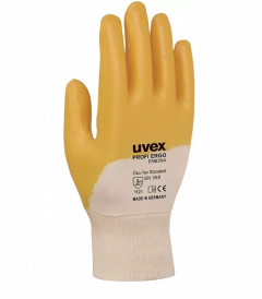 Żółte rękawice Uvex rozmiar 9