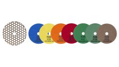 Dysk polerski na sucho 100 mm - Ziarno #100 RUBI 62971