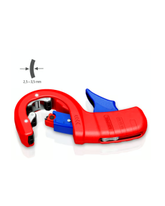 KNIPEX DPT50 Obcinak do rur odpływowych z tworzywa sztucznego od 2,5 - 3,5 mm Knipex