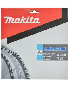 Tarcza pilarska 260 × 30 mm, 80 zębów, MAKBLADE Makita