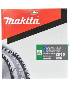 Tarcza pilarska 260 × 30 mm, 80Z Specialized Aluminium Makita