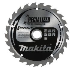 Tarcza tnąca efficut 165x20mm 25z Makita