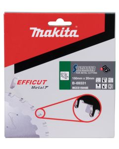 Tarcza pilarska 150 × 20 mm, 48Z, EFFICUT Metal Makita
