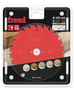 FR07W003H Piła tarczowaHH Wood 165 x 20 x 2.4/1.6 x T24 ATB 15° FREUD