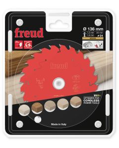FR03W003HC Piła tarczowaCL HH Wood 136 x 20 x 1.5/1 x T24 ATB 20° Freud