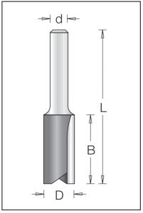 Frez d=2 b=6.5 l=47 - 1078353