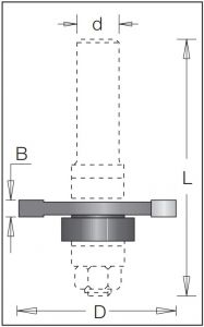 Ostrze b=2.5 d=47.6 - 1080790