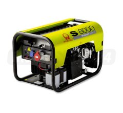 Agregat prądotwórczy jednofazowy Pramac S8000 AVR z zabezp. różnicowo-prądowym i CONN Benzyna