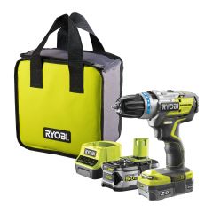 R18PDBL-252S Bezszczotkowa wiertarko-wkrętarka udarowa 18 V (1x5.0Ah, 1x2.0Ah) Ryobi